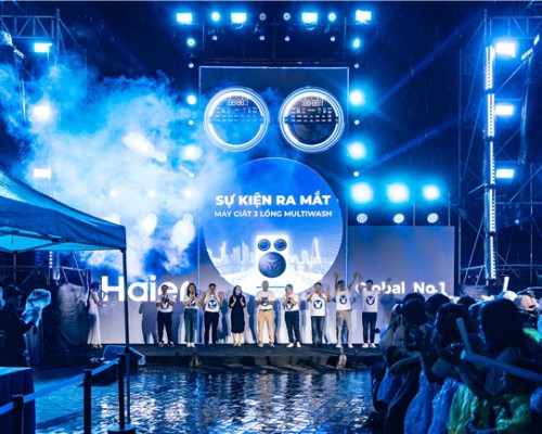 海尔越南发布三筒洗衣机填补当地空白