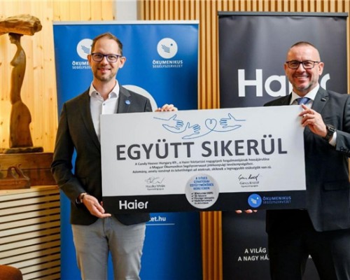 海尔匈牙利与慈善机构开启三年合作