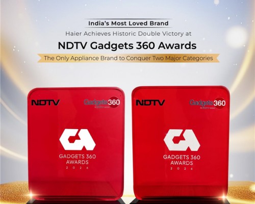 唯一双料获奖！海尔洗衣机与空调获印度“最佳品牌奖”
